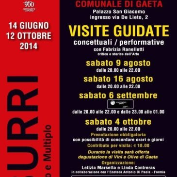 Gaeta: BURRI Unico e Multiplo. Mostra di pittura e opere multiple di Alberto Burri. Prossimo appuntamento Sabato 09 Agosto