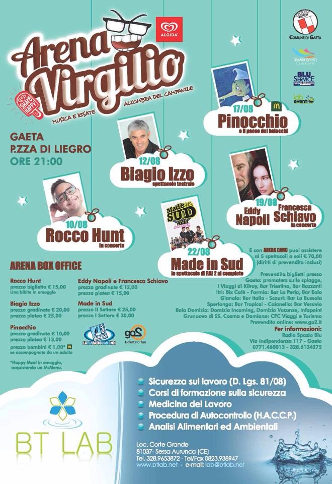 Locandina Arena Virgilio