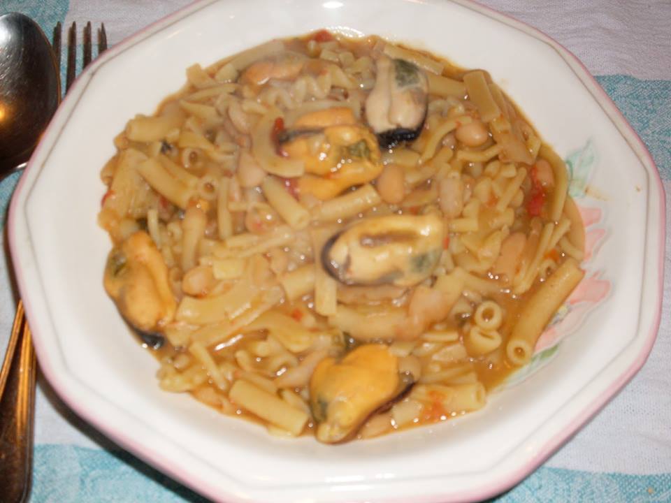 prodotti tipici di gaeta pasta fagioli e cozze