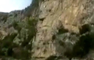 Curiosità da Gaeta: con la frana a Sant’Agostino è comparso un Volto sul costone della montagna