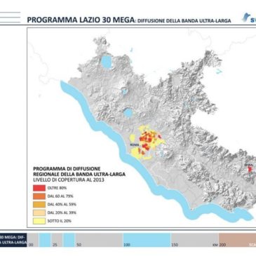 “LAZIO 30 MEGA”. Interventi per la diffusione della Banda Ultra Larga nella regione Lazio