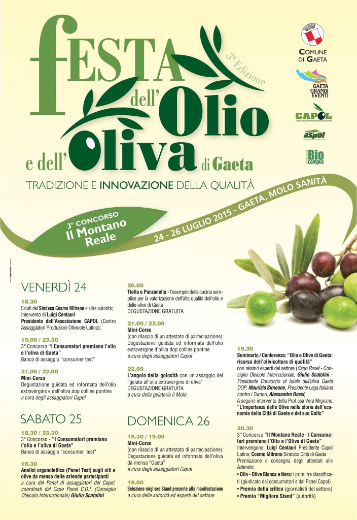 locandina le olive di gaeta
