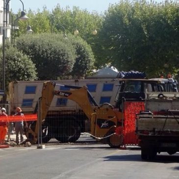 Gaeta: lavori in corso su Via Buonomo. Individuati i problemi degli allagamenti