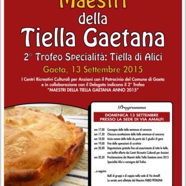  “Maestri della Tiella Gaetana”: pronti per la seconda edizione