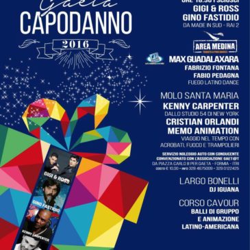 #Eventi Gaeta 2015: Capodanno 2016 in Piazza a Gaeta