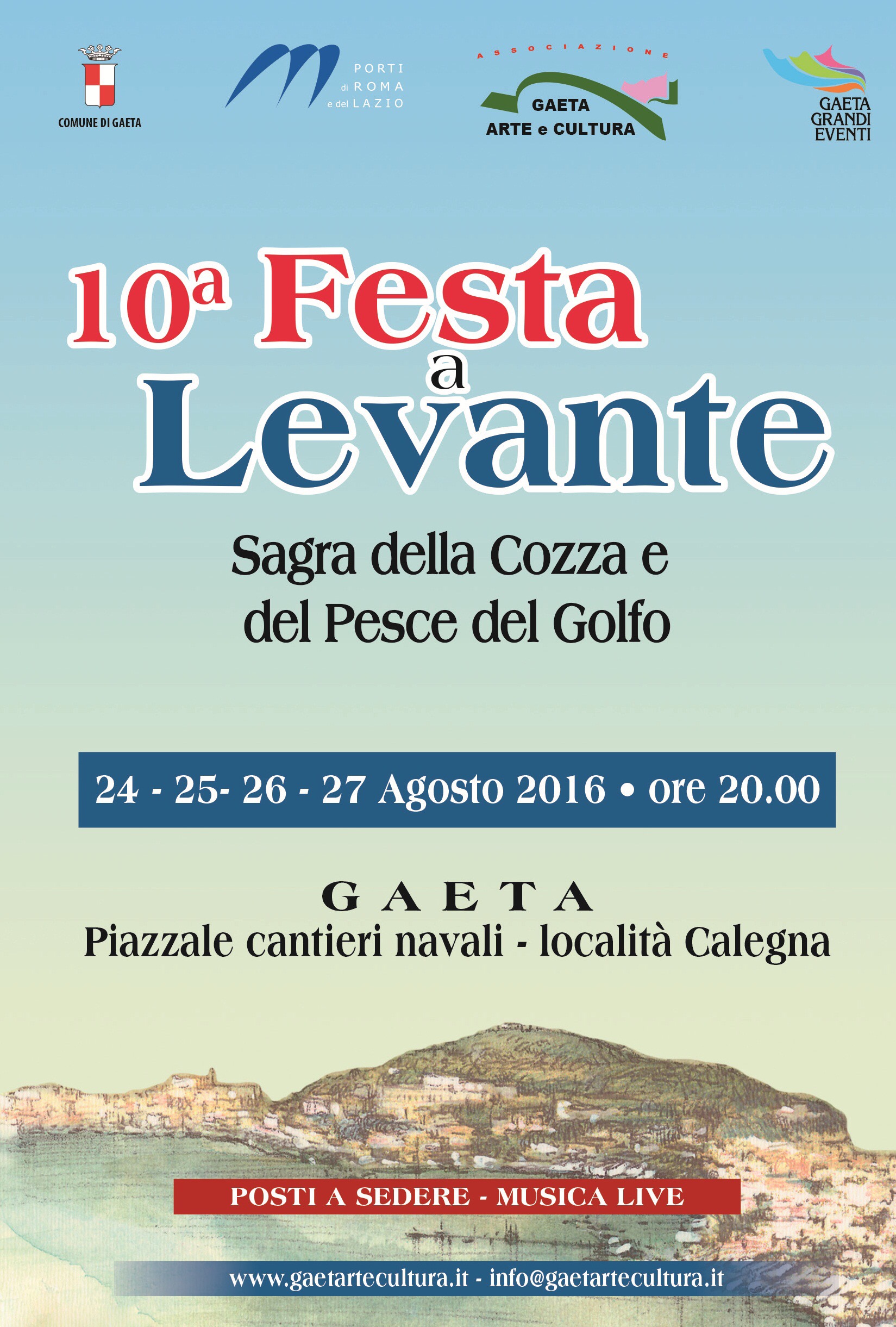 Gaeta: “Festa a Levante” - Sagra della Cozza e del Pesce del Golfo - Gaeta