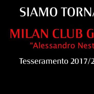 Il Milan Club Ufficiale torna a Gaeta: aperte le iscrizioni