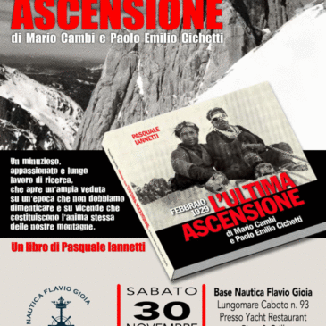 Base Nautica Flavio Gioia: Presentazione del Libro “L’Ultima Ascensione”